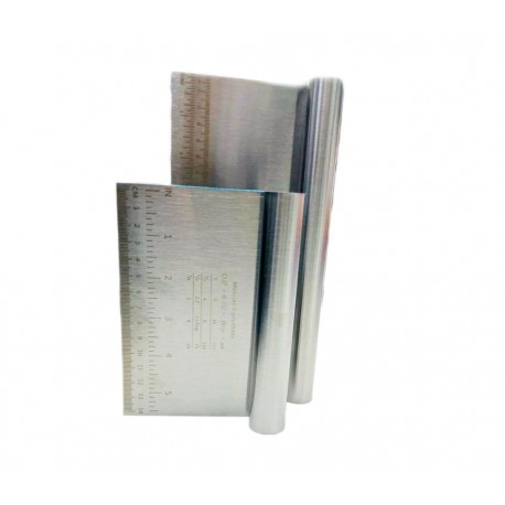 Кондитерский шпатель 22 см из нержавеющей стали, большой-1