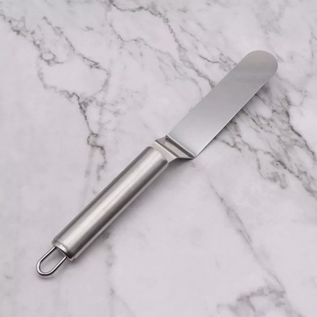 Кондитерская лопатка-нож из нержавеющей стали изогнутая 27 см  оптом-3