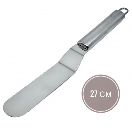 Кондитерская лопатка-нож из нержавеющей стали изогнутая 27 см  оптом