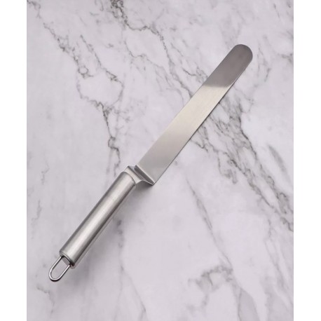 Кондитерская лопатка-нож из нержавеющей стали изогнутая 32 см  оптом-3