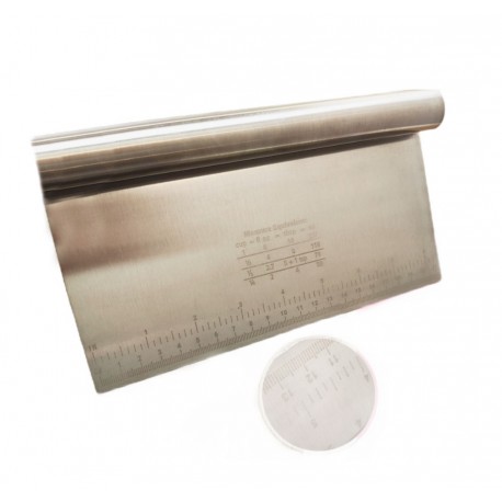 Нож для теста металлический с разметкой 20 см  оптом