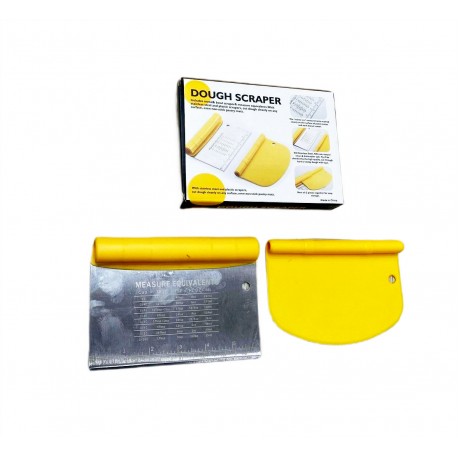 Шпатель и скребок для выпечки и теста 2 в 1, многофункциональный-1