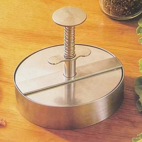 Пресс для бургера Hamburger Patty Maker из нержавеющей стали диаметр 10 см-4