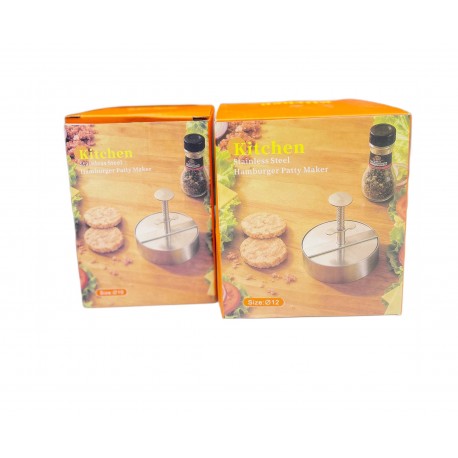Пресс для бургера Hamburger Patty Maker из нержавеющей стали диаметр 12 см-1