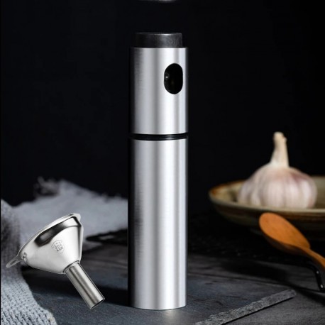 Кухонный распылитель Oil Spray Bottle для масла 100 мл из нержавеющей стали  оптом-4