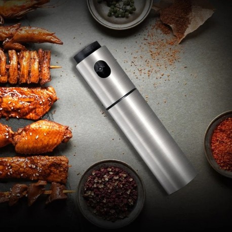 Кухонный распылитель Oil Spray Bottle для масла 100 мл из нержавеющей стали  оптом-7