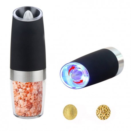 Мельница для специй электрическая, черная  оптом-3
