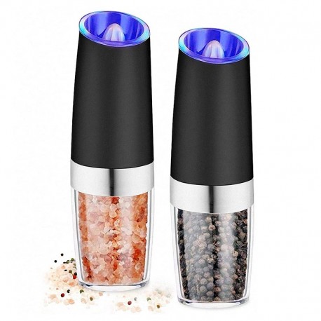 Мельница для специй электрическая, черная  оптом-6