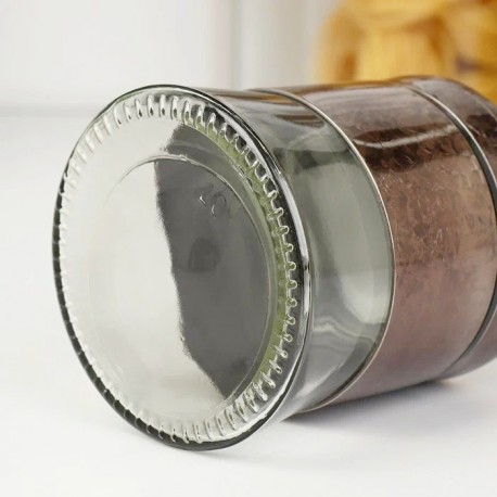 Набор банок для сыпучих продуктов 3 шт  оптом-7