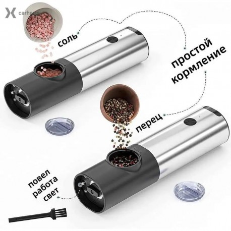 Набор Электрических мельниц для специй 21 см (2 шт)  оптом-3