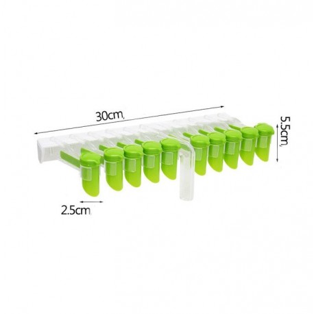 Настенный Кухонный Держатель с зажимами для хранения специй в пакетиках  оптом-3