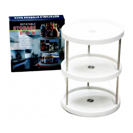 Вращающийся кухонный органайзер ROTATABLE STORAGE RACK для специй 3 яруса  оптом