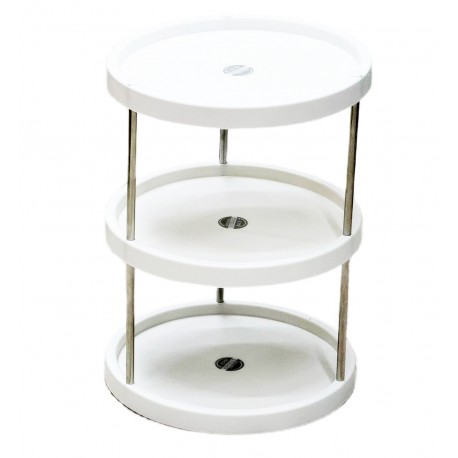 Вращающийся кухонный органайзер ROTATABLE STORAGE RACK для специй 3 яруса  оптом-1