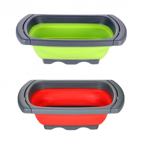 Дуршлаг складной с выдвижными ручками  оптом-4