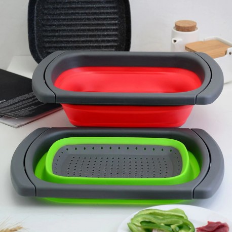 Дуршлаг складной с выдвижными ручками  оптом-7