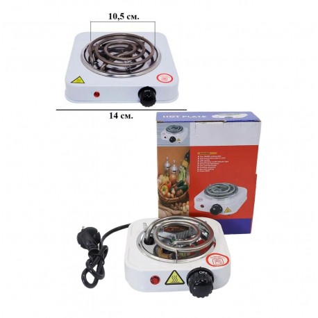 Электрическая плита одноконфорочная настольная NOT PLATE 1010B, 1000W  оптом-3