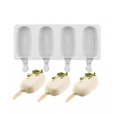 Форма для мороженого Эскимо 4 ячейки 9*5см  оптом