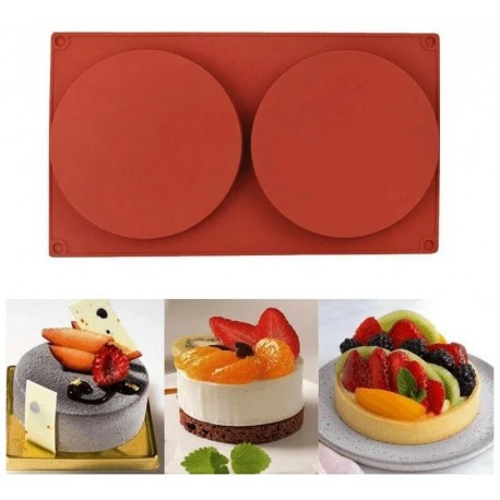 Форма силиконовая для торта Диски 14 см  оптом-2