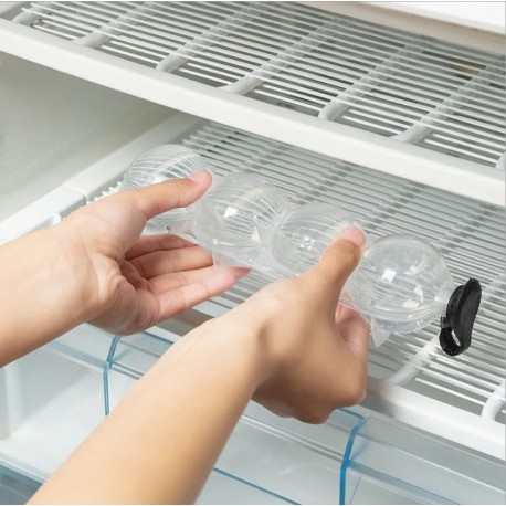 Форма для льда Шарик  4 ячейки 1 шт  оптом-5