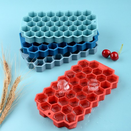 Форма для льда силиконовая Соты  оптом-11