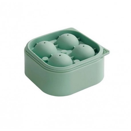 Силиконовая форма для льда Большая Круглая Сфера 4 ячейки  оптом-1