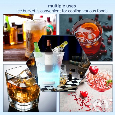 Светящееся ведро для напитков LED SPEAKER ICE BUCKET SOM-0203, с динамиком, 7 л оптом-3