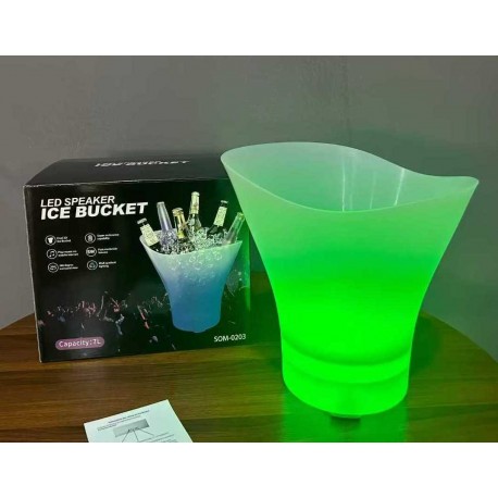 Светящееся ведро для напитков LED SPEAKER ICE BUCKET SOM-0203, с динамиком, 7 л оптом-2