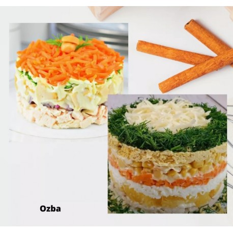 Кулинарные кольца для выпечки из нержавеющей стали 6 шт  оптом-3