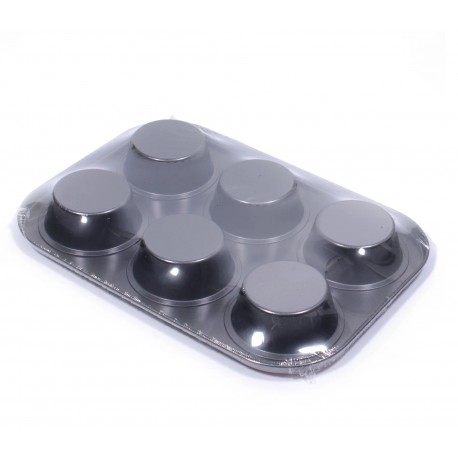 Противень для выпечки металлический силиконовые вставки 6 капкейков  оптом-2