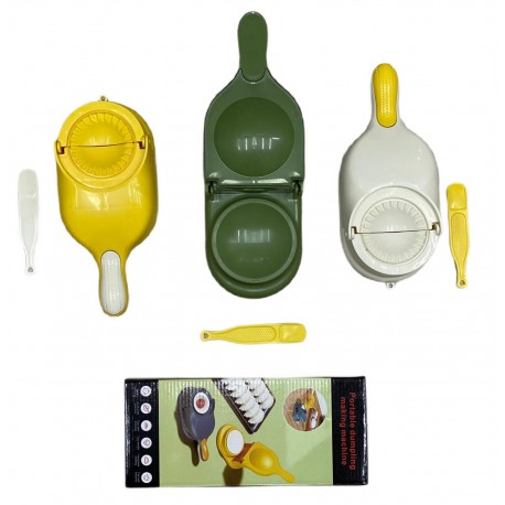 Ручной пресс-форма для лепки пельменей, вареников двойной 3 в 1  оптом-2