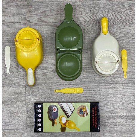 Ручной пресс-форма для лепки пельменей, вареников двойной 3 в 1  оптом-8