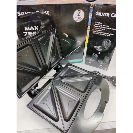 Мультипекарь Сэндвичница Silver Crest  для сэндвичей 750 Вт  оптом-2