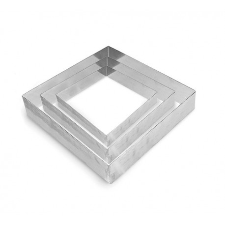 Набор форм для выпечки Cake Baking Tool квадрат 3 шт  оптом-1