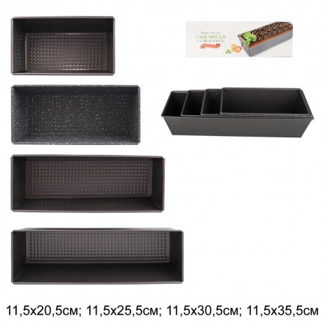 Набор форм для выпечки кексов и хлеба, 4 шт  оптом-2