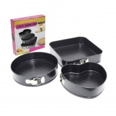 Набор форм для выпечки Shape Cake Mould 3 шт 
