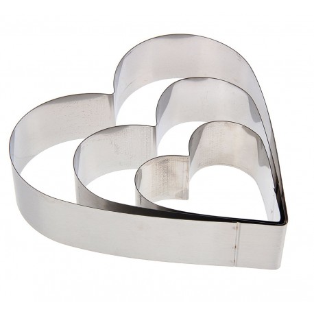 Набор форм для выпечки торта Сердце 3 шт  оптом