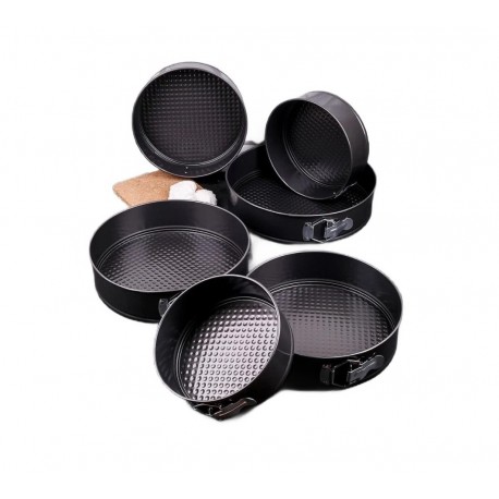 Набор круглых форм для выпечки коржей разъемные ø18, 20, 22, 24, 26, 28 см, 6 шт  оптом