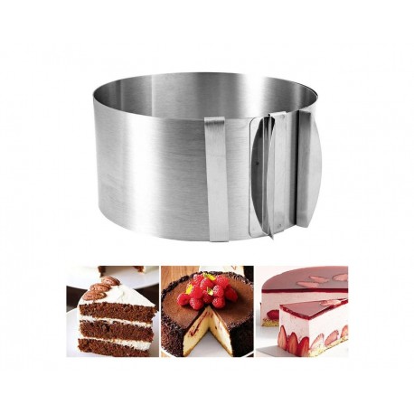 Раздвижная Форма для выпечки тортов 16-30 см  оптом-4