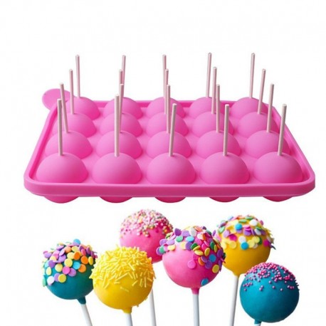 Силиконовая форма для кейкпопсов D 4 см  оптом-3