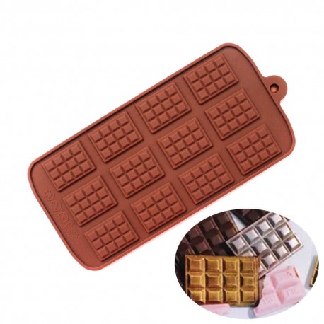 Силиконовая форма для приготовления конфет и шоколада "Мини плитка"  оптом-4