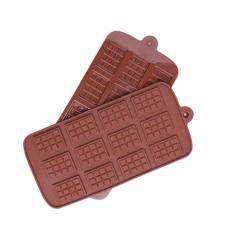 Силиконовая форма для приготовления конфет и шоколада "Мини плитка"