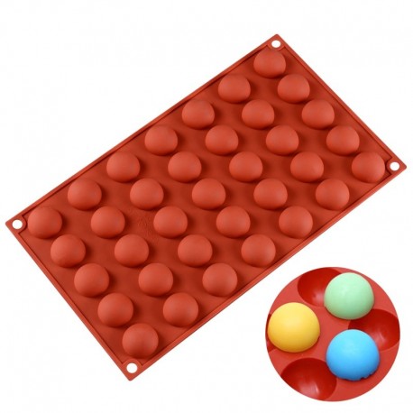 Силиконовая форма для выпечки "Полусферы" 15 шт  оптом-4