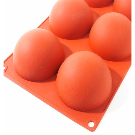 Силиконовая форма для выпечки "Полусферы" 5 шт  оптом-2