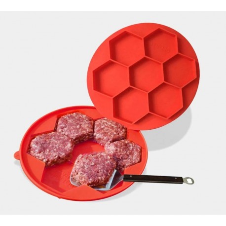 Силиконовая форма для выпечки, заморозки котлет  оптом-6
