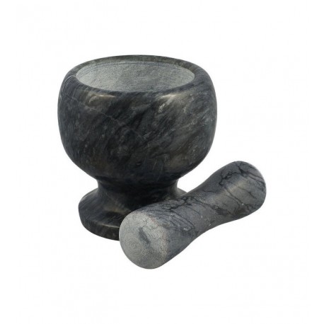 Каменная ступка с пестиком для измельчения специй  оптом-2