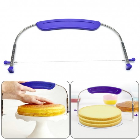 Кондитерский нож-струна для резки бисквита с пластиковой рукояткой  оптом-3