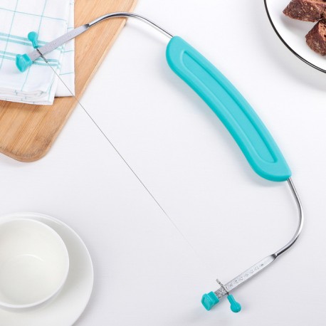 Кондитерский нож-струна для резки бисквита с пластиковой рукояткой  оптом-4