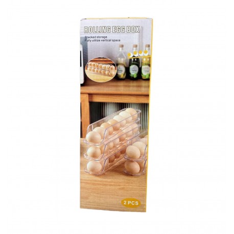 Контейнер для яиц боковой в холодильник ROLLING EGG BOX 2 шт  оптом-1