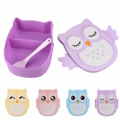 Ланч бокс Совушка (контейнер для бутербродов и фруктов) 
