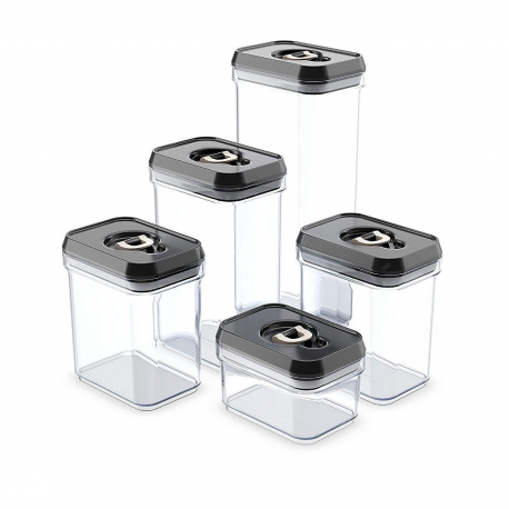 Набор контейнеров 5 шт для хранения сыпучих продуктов  оптом